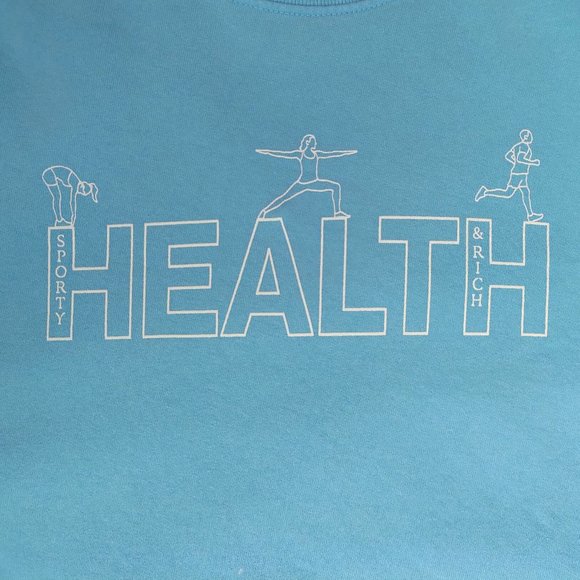 Health Sporty & Rich Health Crewneck Sweet Blue - Picture 3 of 10